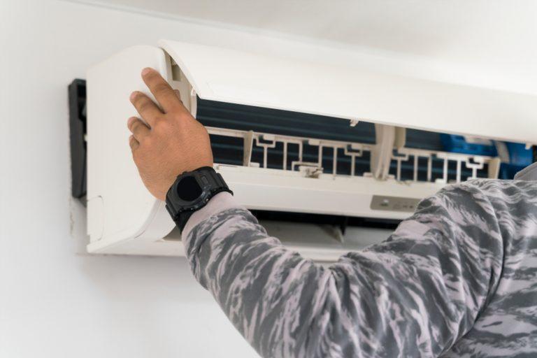fixing air conditioning wall unit