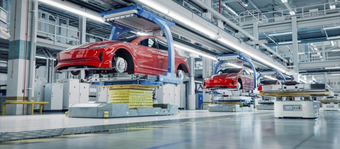ev,production,line,on,advanced,automated,smart,factory.,high,performance